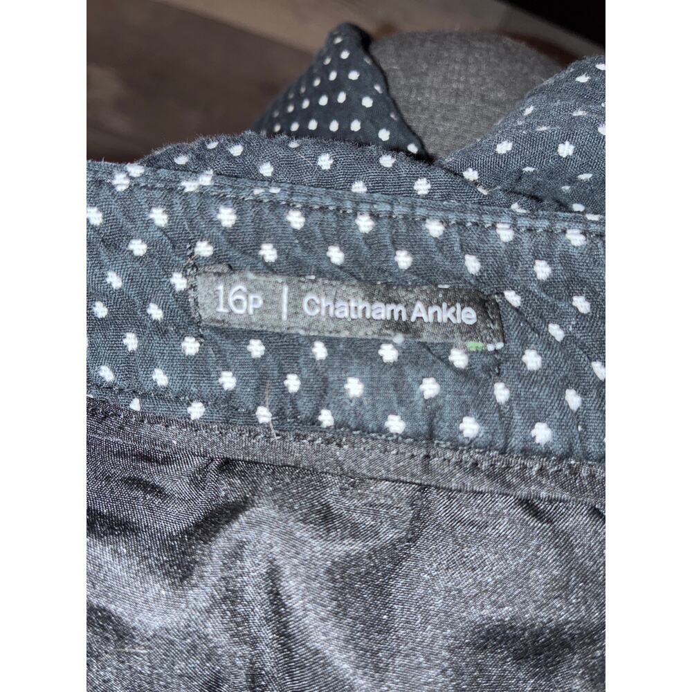 Talbots Chatham Ankle black and white polka dots size 16P - Picture 7 of 10